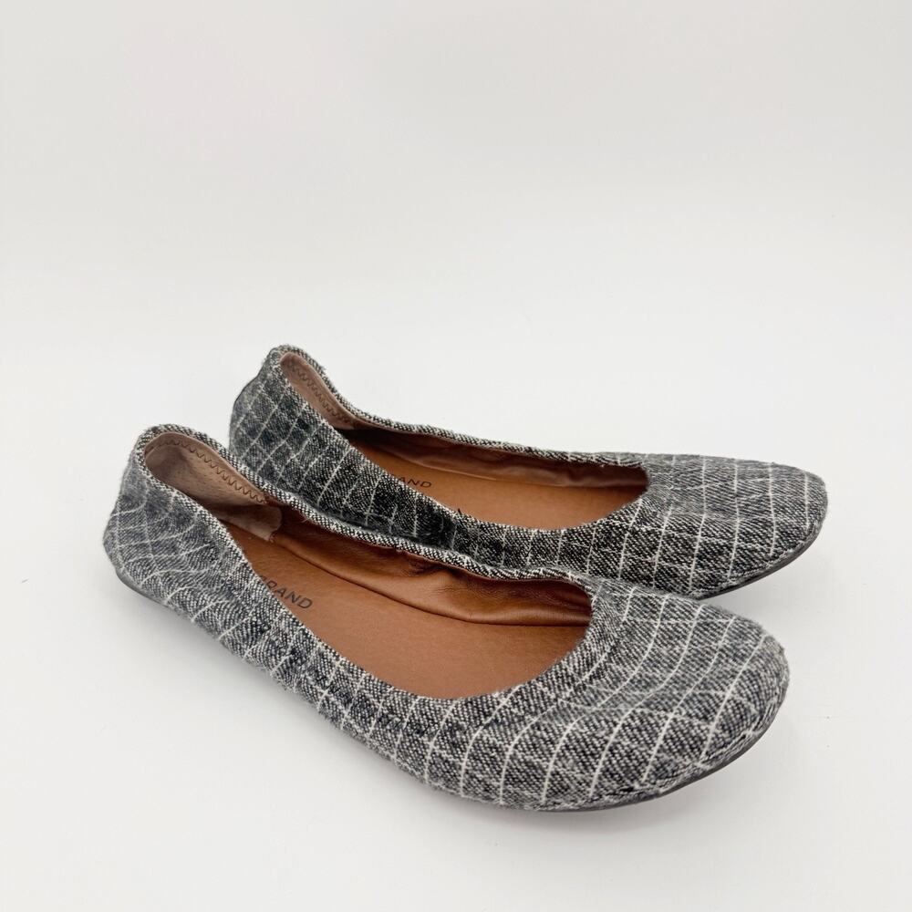 Lucky Brand Gray Tweed Ballet Flats